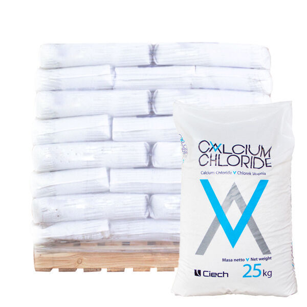 Chlorure de calcium 1000KG (40 sacs de 25KG Ciech) - 1 tonne