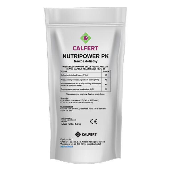 promoteur de croissance des plantes NUTRIPOWER PK Fosforowo-Potasowy 2,5KG neuf