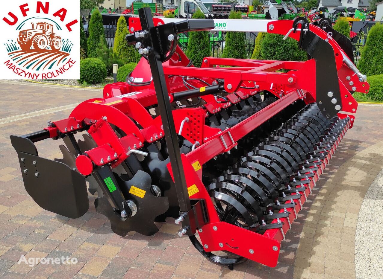 herse à disques Grano-System Brona talerzowa 3.0m SHARK SH / Disc harrow neuve