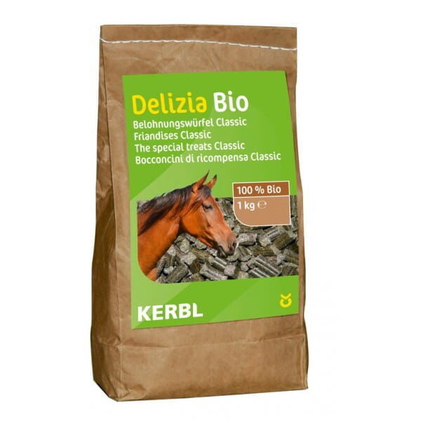 matériel d'élevage pour chevaux Kerbl smakołyki Delizia Bio Classic 1kg