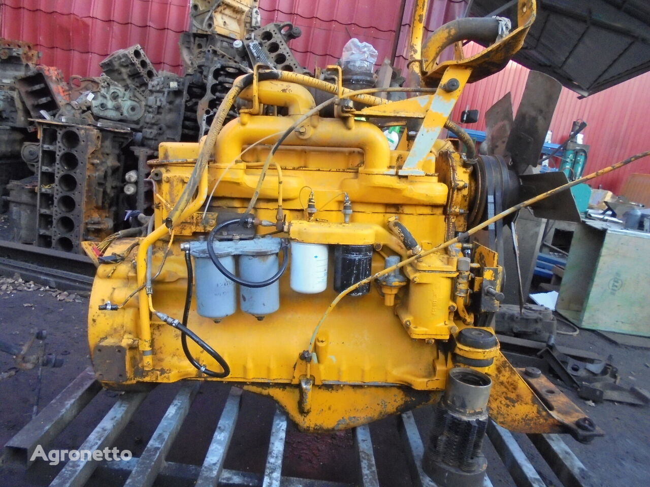moteur John Deere 6414TT 04 pour tracteur à roues