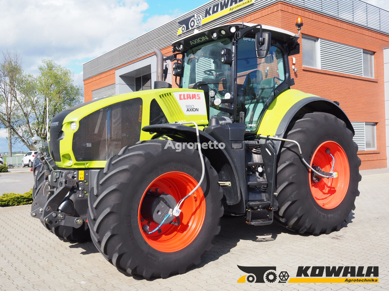 tracteur à roues Claas Axion 950 Cmatic, GPS