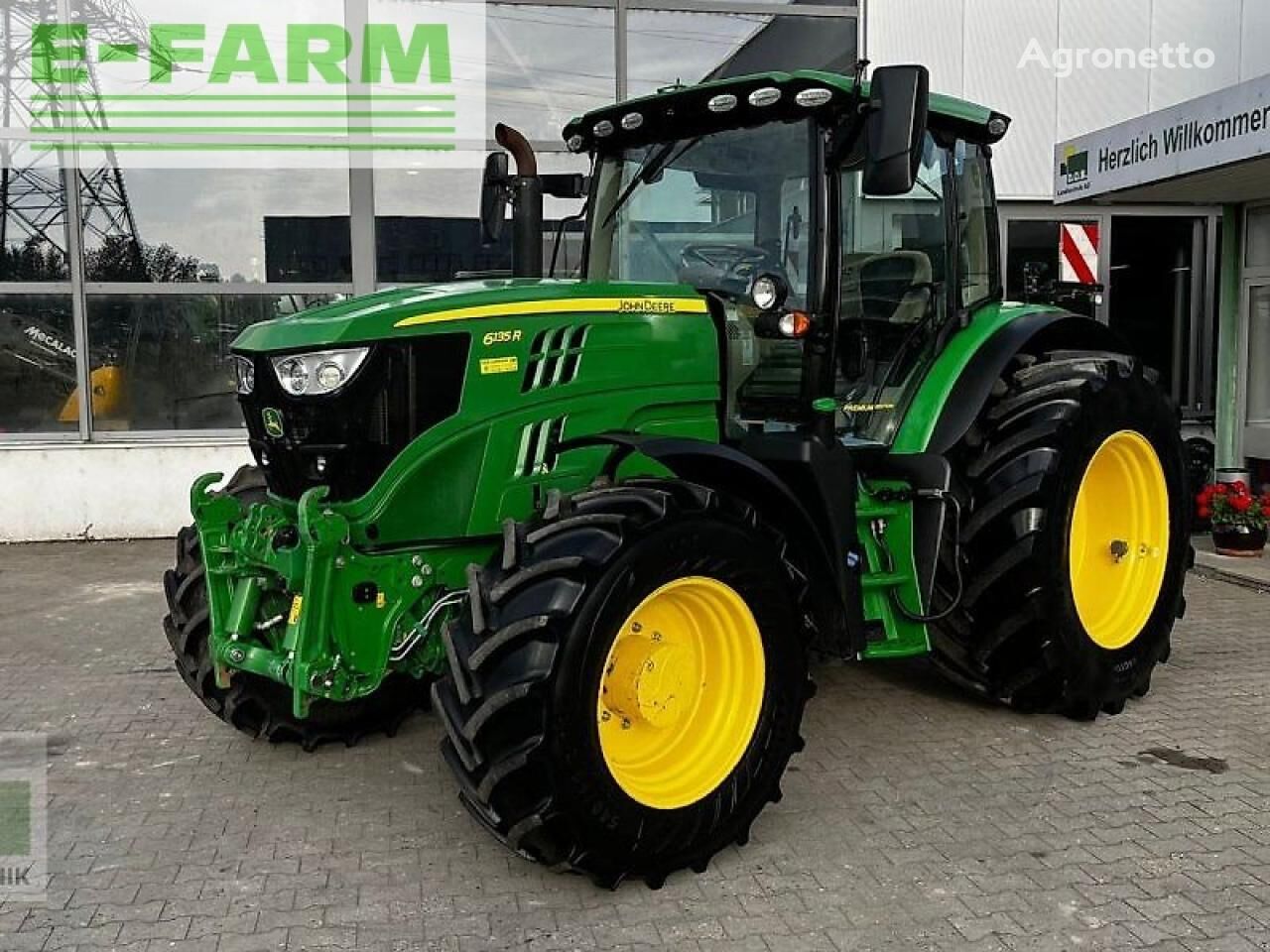 tracteur à roues John Deere 6135r 6135 r