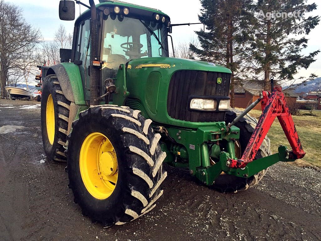 tracteur à roues John Deere 6920 *4x4 *11.000hrs *FRONT HYDRAULICS *NEW GEARBOX