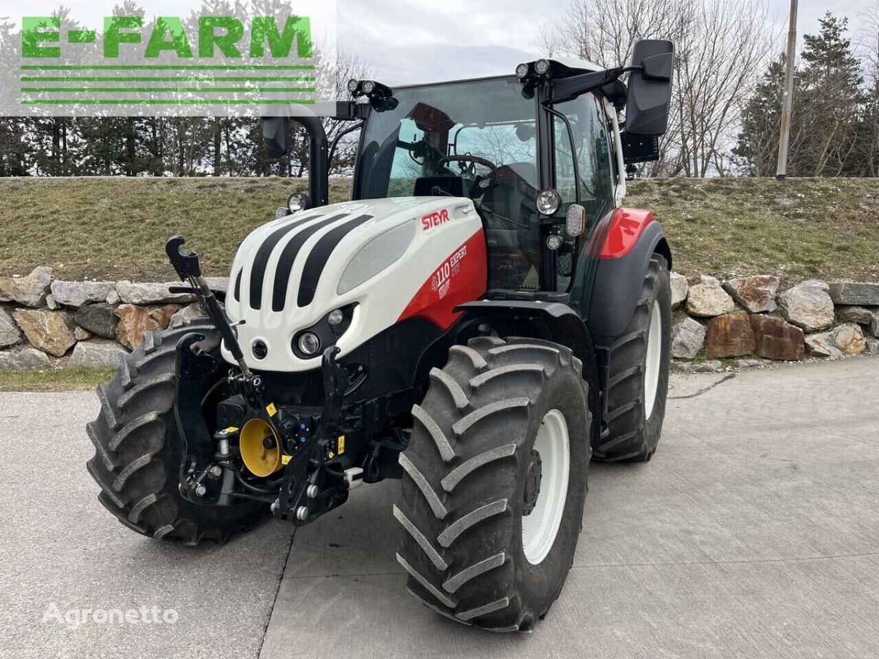 tracteur à roues Steyr 4110 expert cvt